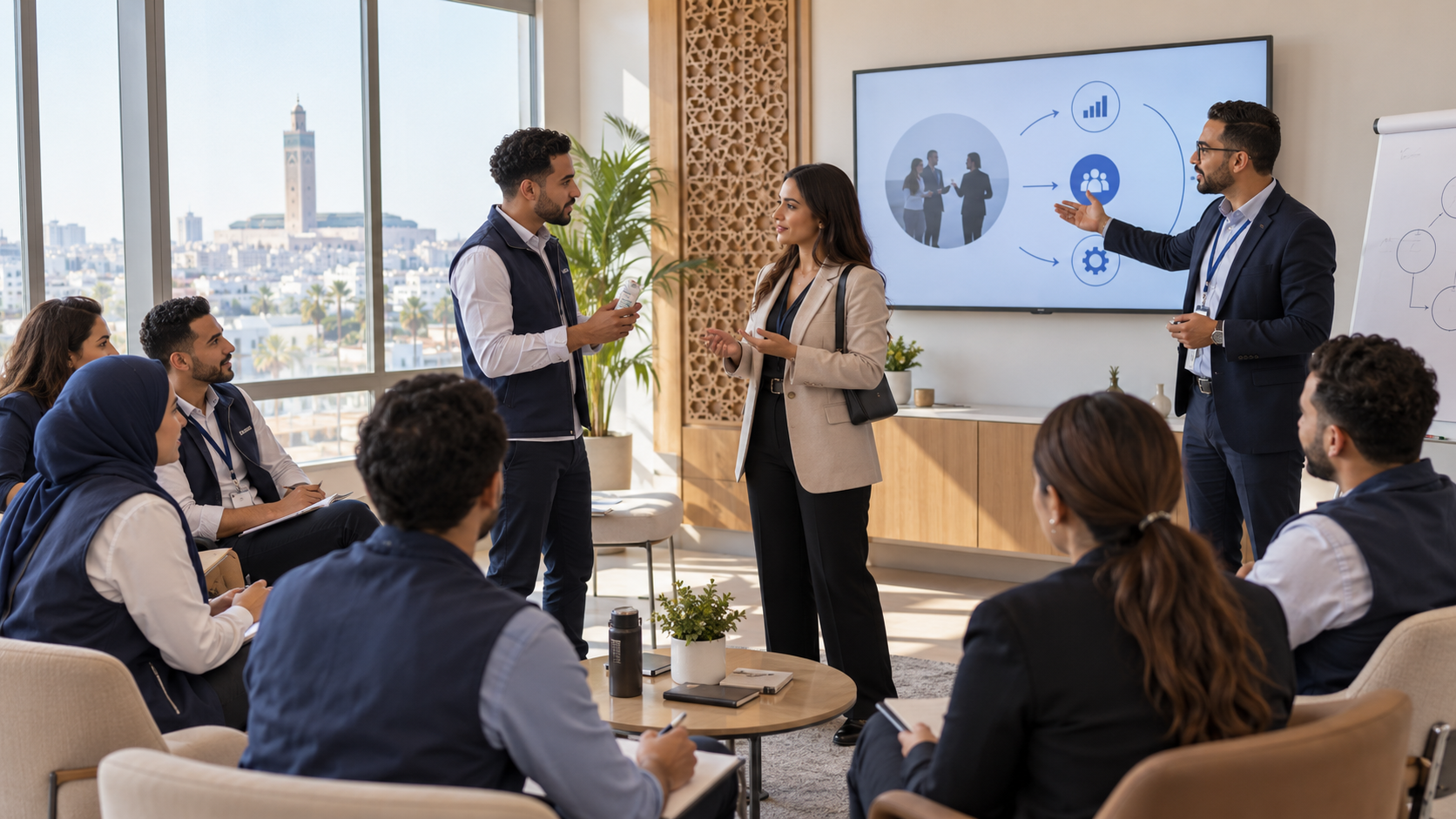 Formation d'une équipe commerciale